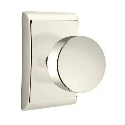 Emtek Round Door Knob and Neos Rose by Emtek