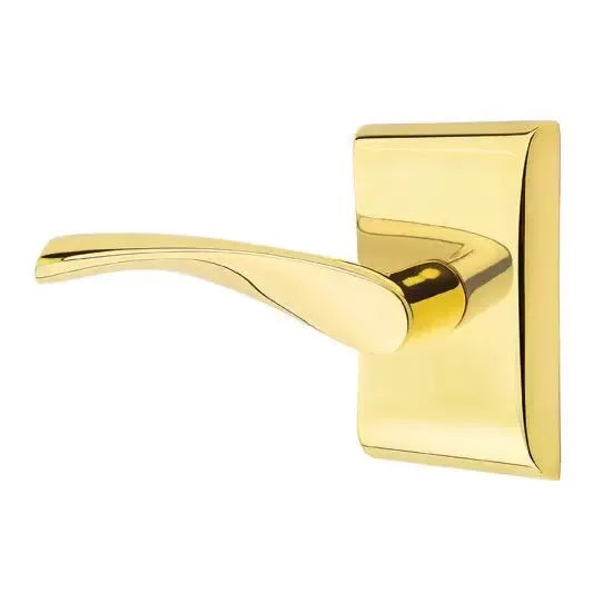Emtek Triton Door Lever with Neos Rose by Emtek