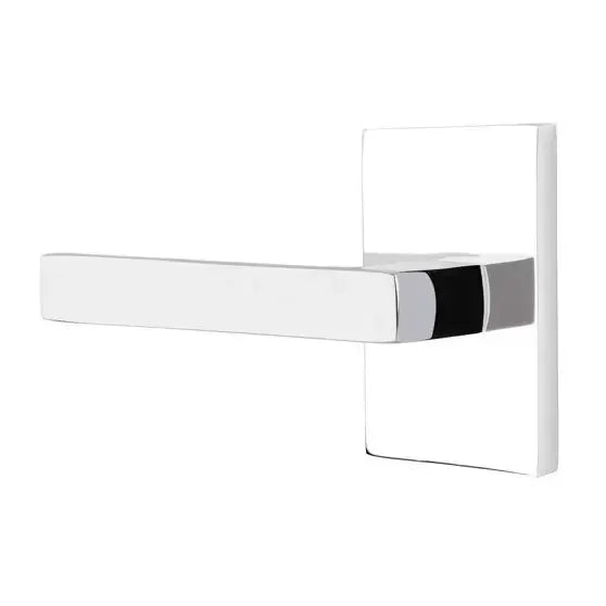 Emtek Dumont Lever with Modern Rectangular Rose by Emtek