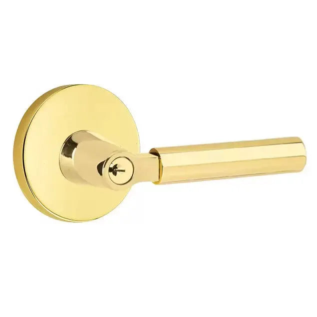 Emtek Hercules Door Lever with Disk Rose by Emtek