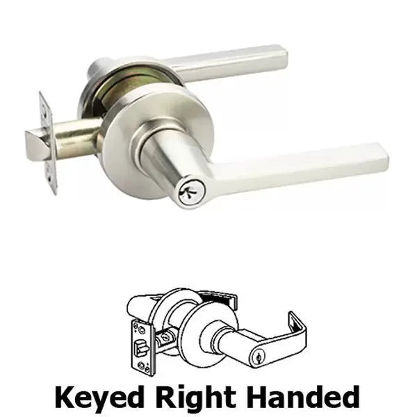 Emtek Helios Door Lever with Disk Rose by Emtek