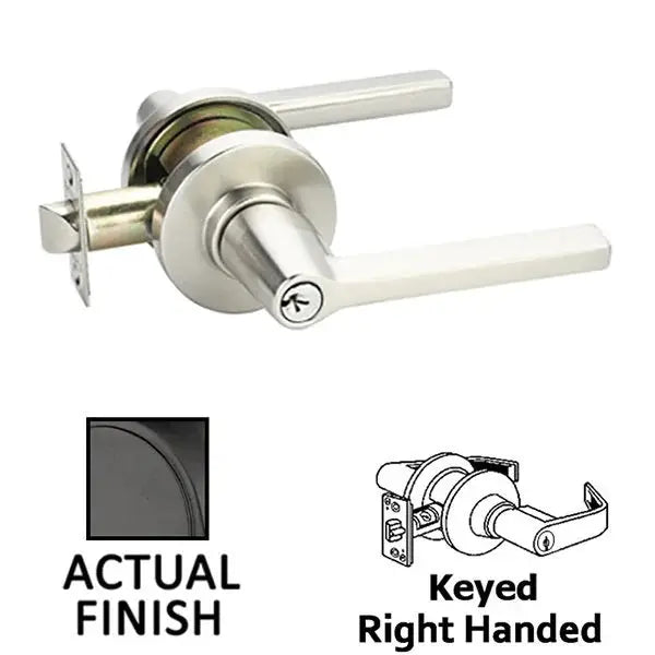 Emtek Helios Door Lever with Disk Rose by Emtek