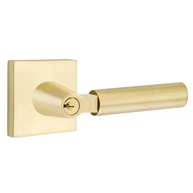 Emtek Hercules Door Lever with Square Rose by Emtek