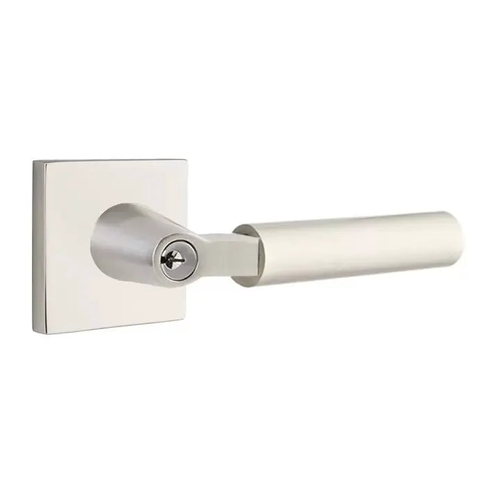 Emtek Hercules Door Lever with Square Rose by Emtek