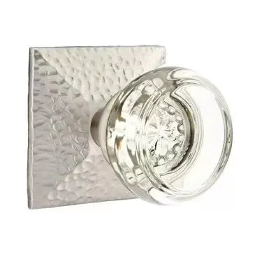 Emtek Georgetown Door Knob with Hammered Rose by Emtek