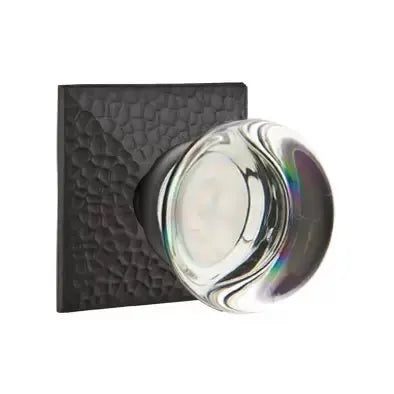 Emtek Providence Door Knob with Hammered Rose by Emtek