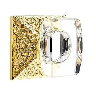 Emtek Windsor Door Knob with Hammered Rose by Emtek