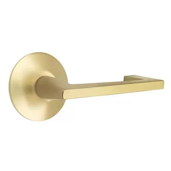 Emtek Argos Door Lever with Modern Rose by Emtek