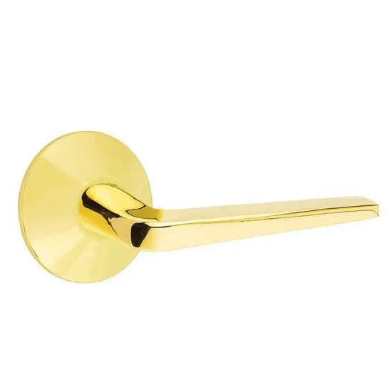 Emtek Athena Door Lever with Modern Rose by Emtek