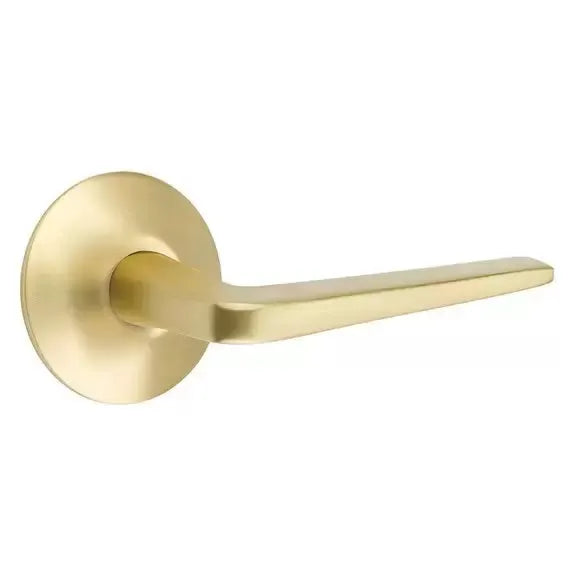 Emtek Athena Door Lever with Modern Rose by Emtek