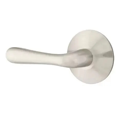 Emtek Basel Door Lever with Modern Rose by Emtek