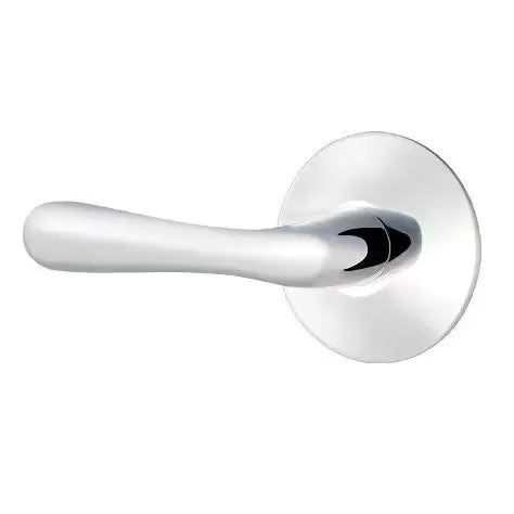 Emtek Basel Door Lever with Modern Rose by Emtek