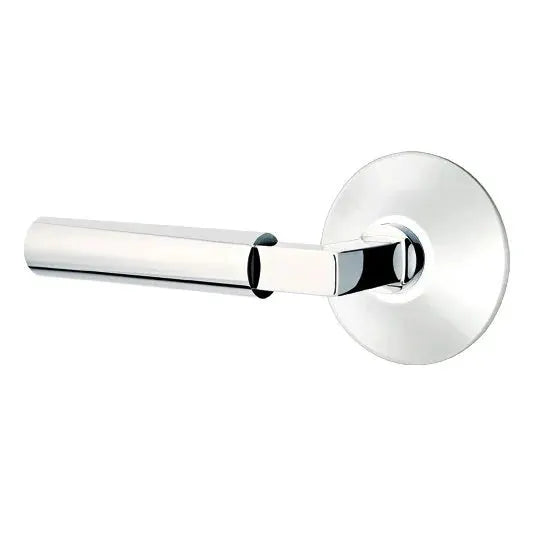 Emtek Hercules Door Lever with Modern Rose by Emtek