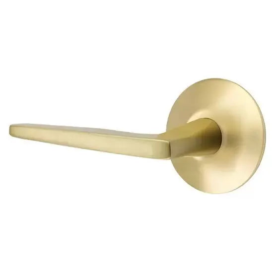 Emtek Hermes Door Lever with Modern Rose by Emtek