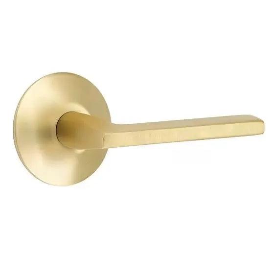 Emtek Helios Door Lever with Modern Rose by Emtek