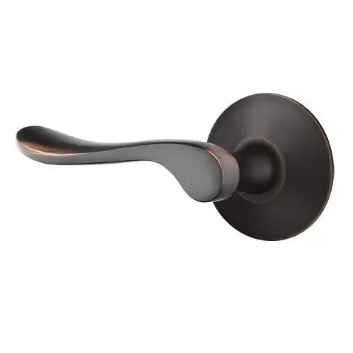 Emtek Luzern Door Lever with Modern Rose by Emtek