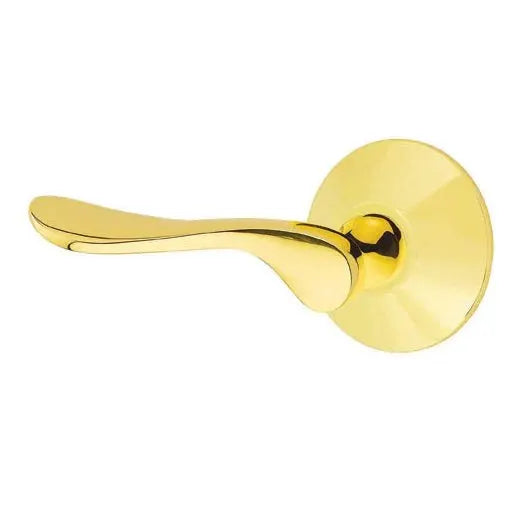 Emtek Luzern Door Lever with Modern Rose by Emtek
