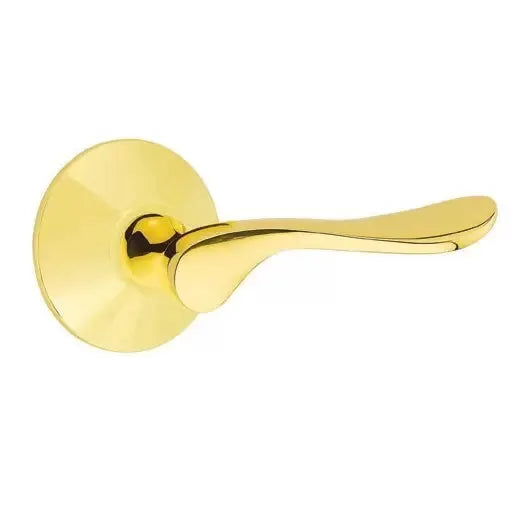 Emtek Luzern Door Lever with Modern Rose by Emtek