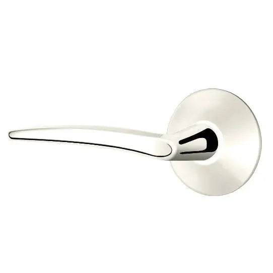 Emtek Poseidon Door Lever with Modern Rose by Emtek