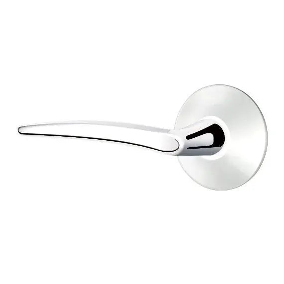 Emtek Poseidon Door Lever with Modern Rose by Emtek