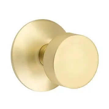Emtek Round Door Knob with Modern Rose by Emtek