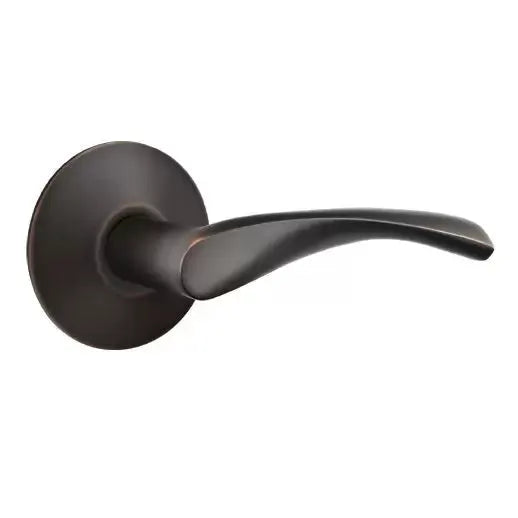 Emtek Triton Door Lever with Modern Rose by Emtek