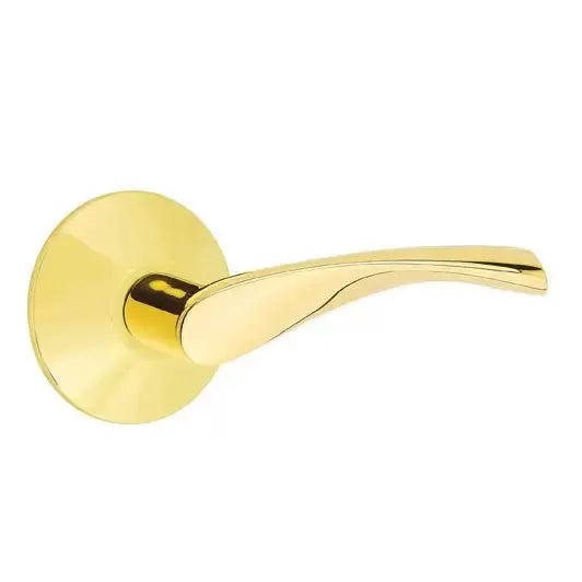 Emtek Triton Door Lever with Modern Rose by Emtek