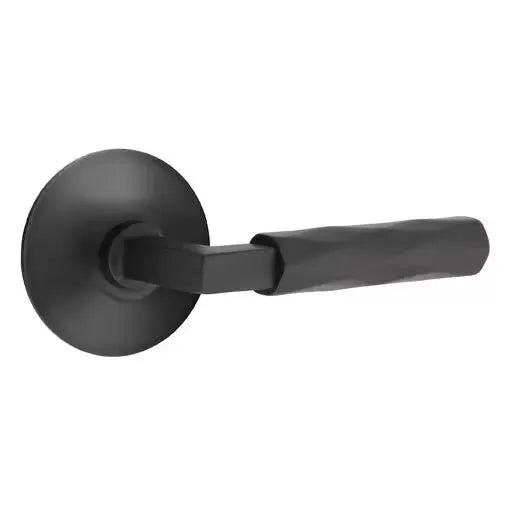 Emtek Tribeca Lever with L-Square Stem and Modern Rose by Emtek