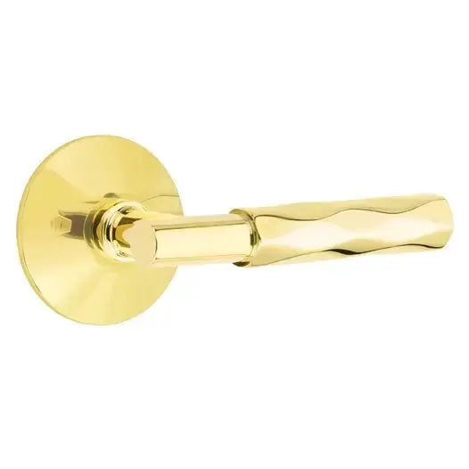 Emtek Tribeca Lever with T-Bar Stem and Modern Rose by Emtek