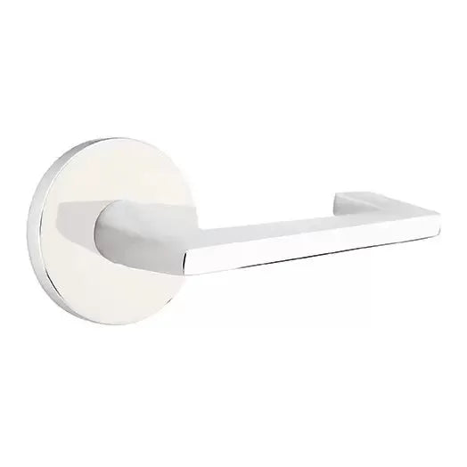 Emtek Right Handed Argos Door Lever with Disk Rose by Emtek