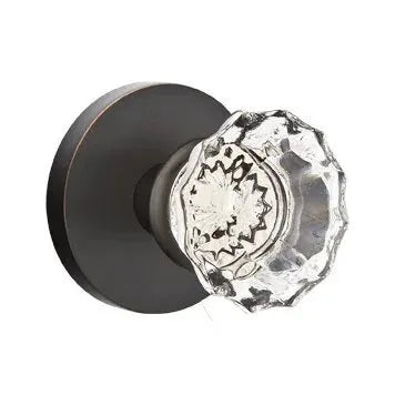 Emtek Astoria Door Knob with Disk Rose by Emtek