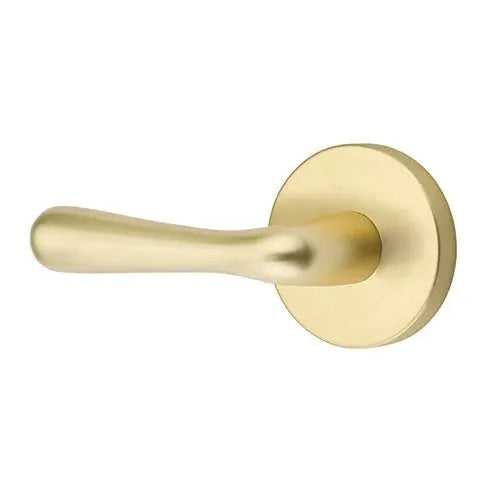 Emtek Basel Door Lever with Disk Rose by Emtek