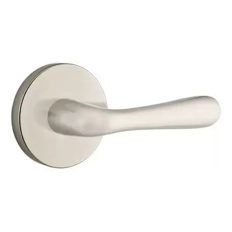 Emtek Basel Door Lever with Disk Rose by Emtek