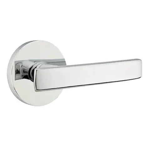 Emtek Geneva Door Lever with Disk Rose by Emtek