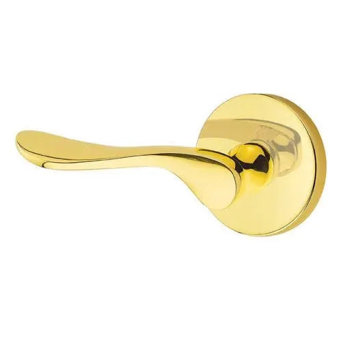 Emtek Luzern Door Lever with Disk Rose by Emtek