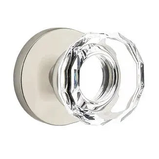 Emtek Lowell Door Knob with Disk Rose by Emtek