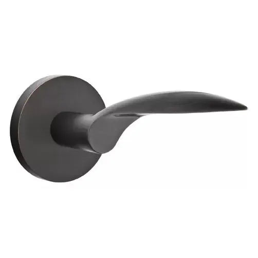 Emtek Mercury Door Lever with Disk Rose by Emtek