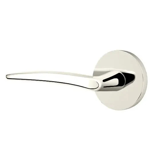 Emtek Poseidon Door Lever with Disk Rose by Emtek