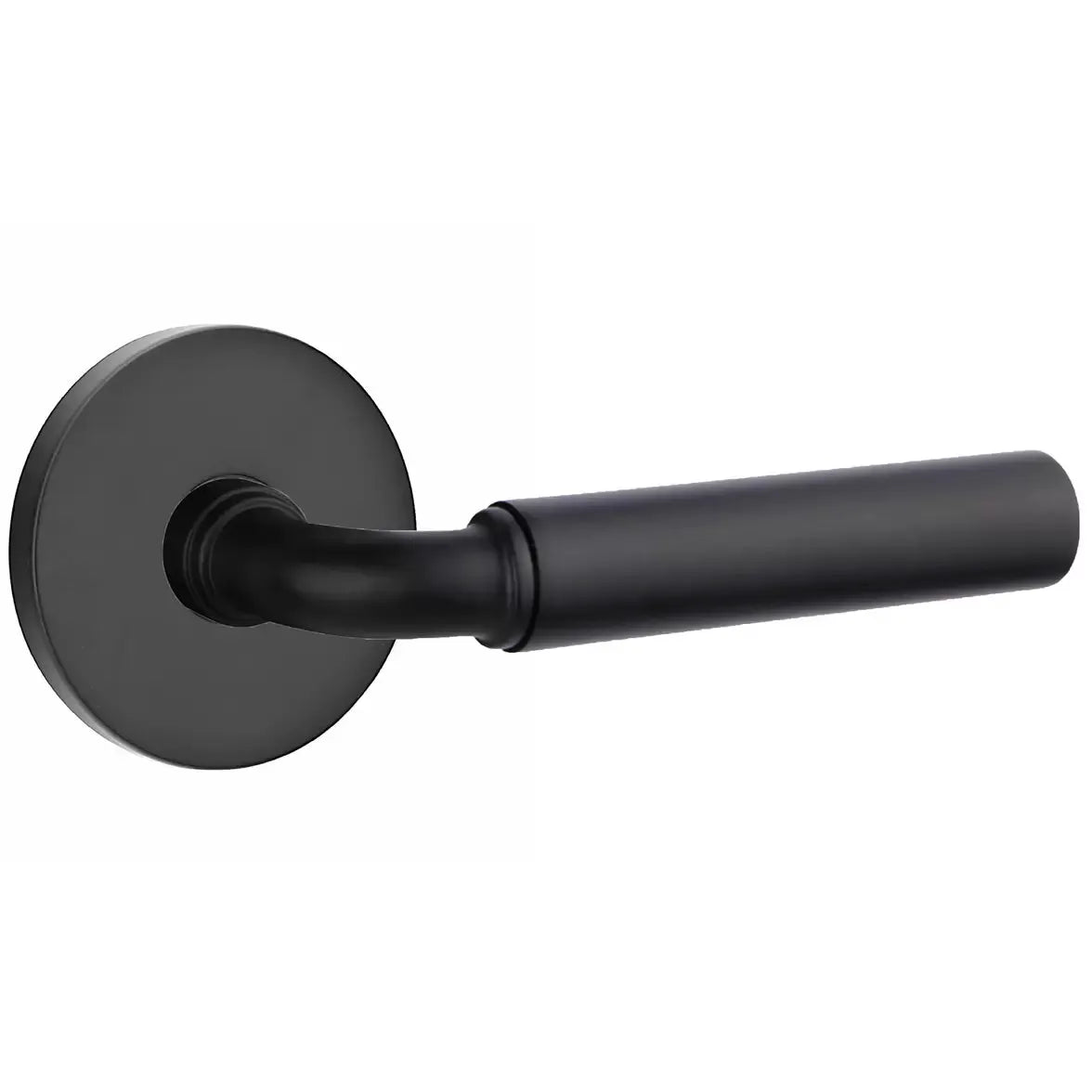 Emtek Smooth Lever with R-Bar Stem and Disk Rose by Emtek