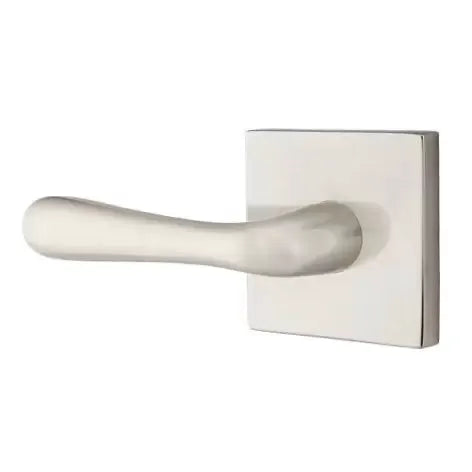 Emtek Basel Door Lever with Square Rose by Emtek