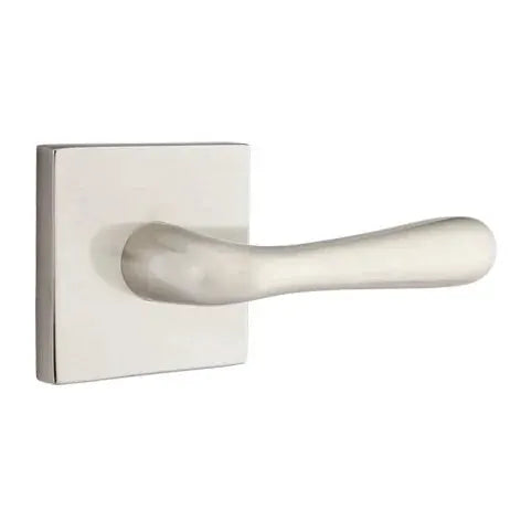 Emtek Basel Door Lever with Square Rose by Emtek