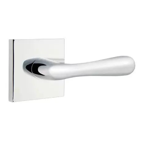 Emtek Basel Door Lever with Square Rose by Emtek