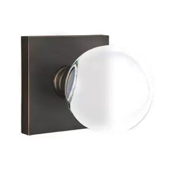 Emtek Bristol Door Knob with Square Rose by Emtek