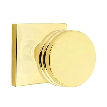 Emtek Bern Door Knob and Square Rose by Emtek