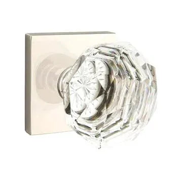 Emtek Diamond Door Knob with Square Rose by Emtek