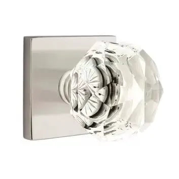 Emtek Diamond Door Knob with Square Rose by Emtek