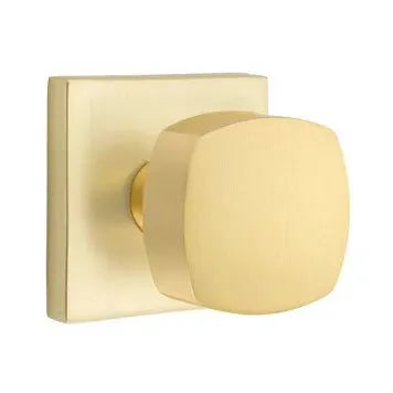 Emtek Freestone Door Knob and Square Rose by Emtek