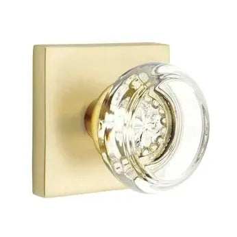 Emtek Georgetown Door Knob with Square Rose by Emtek