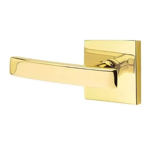 Emtek Geneva Door Lever with Square Rose by Emtek