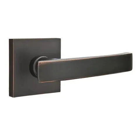 Emtek Geneva Door Lever with Square Rose by Emtek